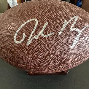 DRAKE MAYE SIGNED NEW ENGLAND PATRIOTS AUTOGRAPHED F/S WILSON FOOTBALL W/COA 888